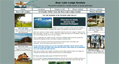 Desktop Screenshot of bearlakelodgerentals.com